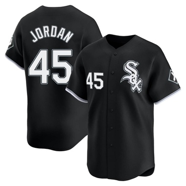 Black Michael Jordan Men's Chicago White Sox Alternate Jersey - Limited Big Tall