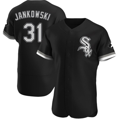Black Travis Jankowski Men's Chicago White Sox Alternate Jersey - Authentic Big Tall
