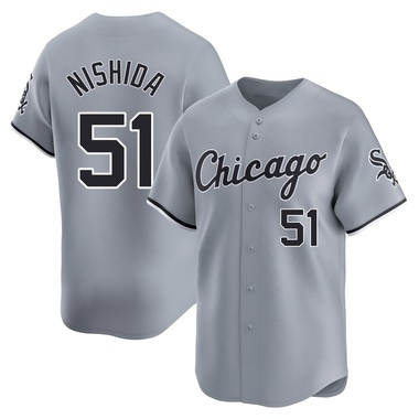 Gray Rikuu Nishida Youth Chicago White Sox Road Jersey - Limited