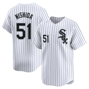 White Rikuu Nishida Men's Chicago White Sox Home Jersey - Limited Big Tall