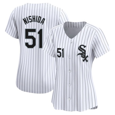 White Rikuu Nishida Women's Chicago White Sox Home Jersey - Limited Plus Size